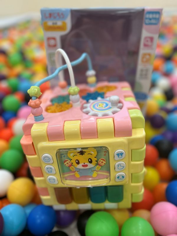 写真：パネルでちいくキューブ