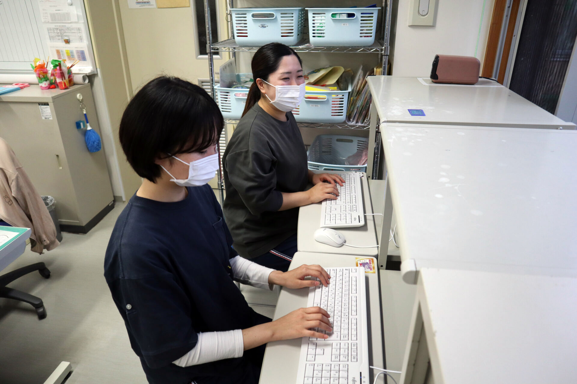 写真：療育システム入力業務